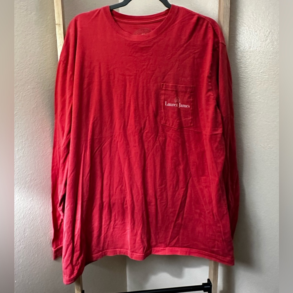 Lauren James | Women’s | Size XXL | Red Long Sleeve - Bow tie